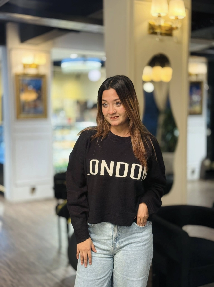 Pastel Rainbow Striped Fluffy Turtleneck Sweater