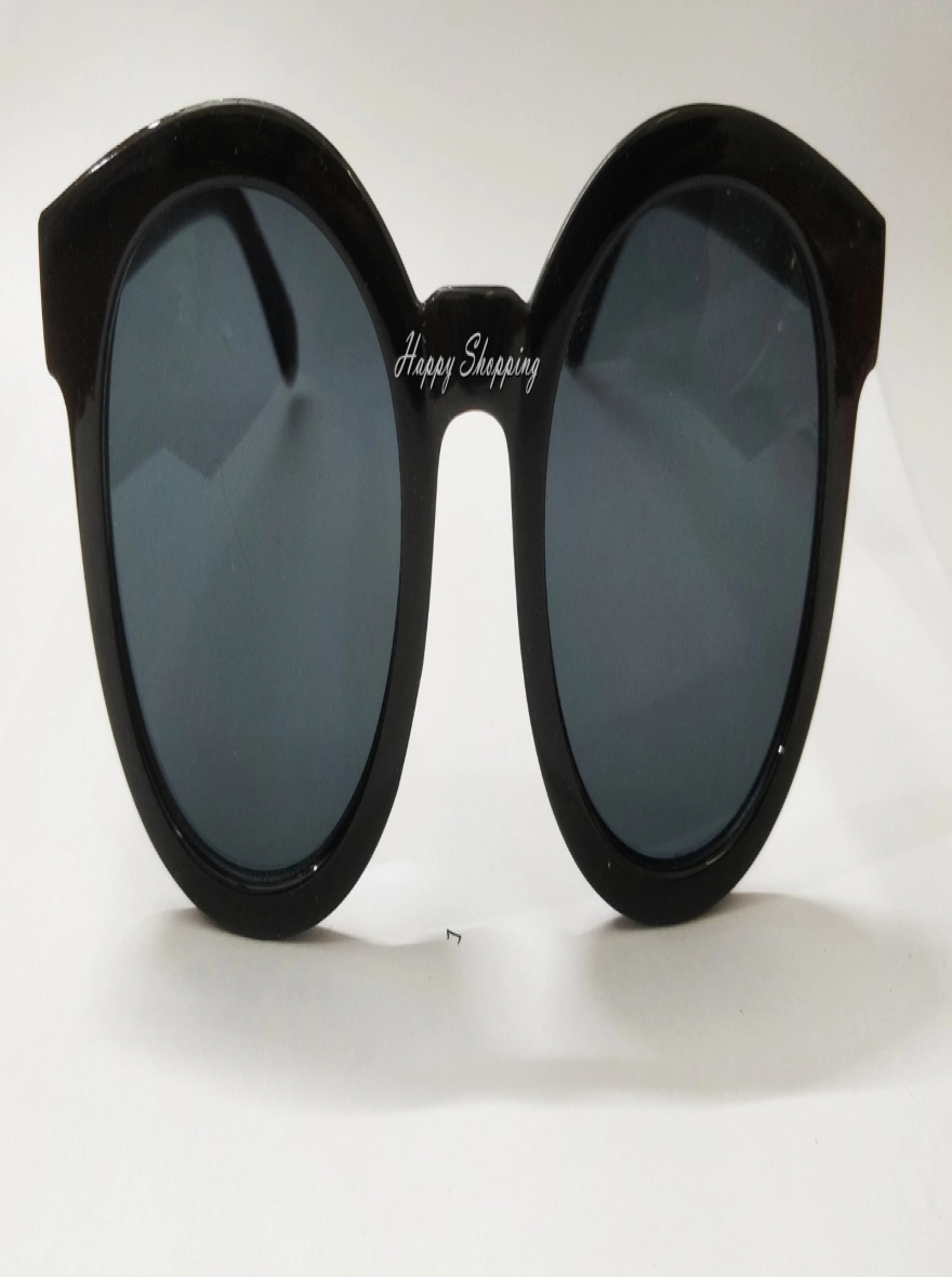 Midnight Oversized Round Sunglasses – Classic Bold Frames
