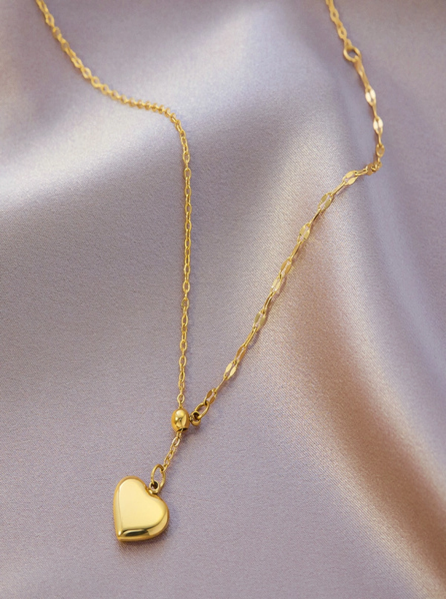 Elegant Gold-Plated Minimalist Pendant Necklace
