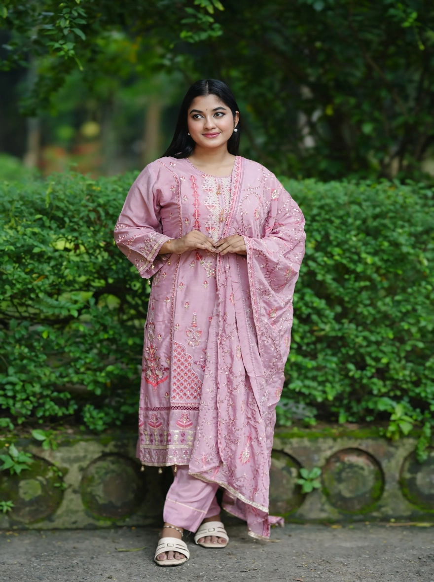 Pink Parijat Set