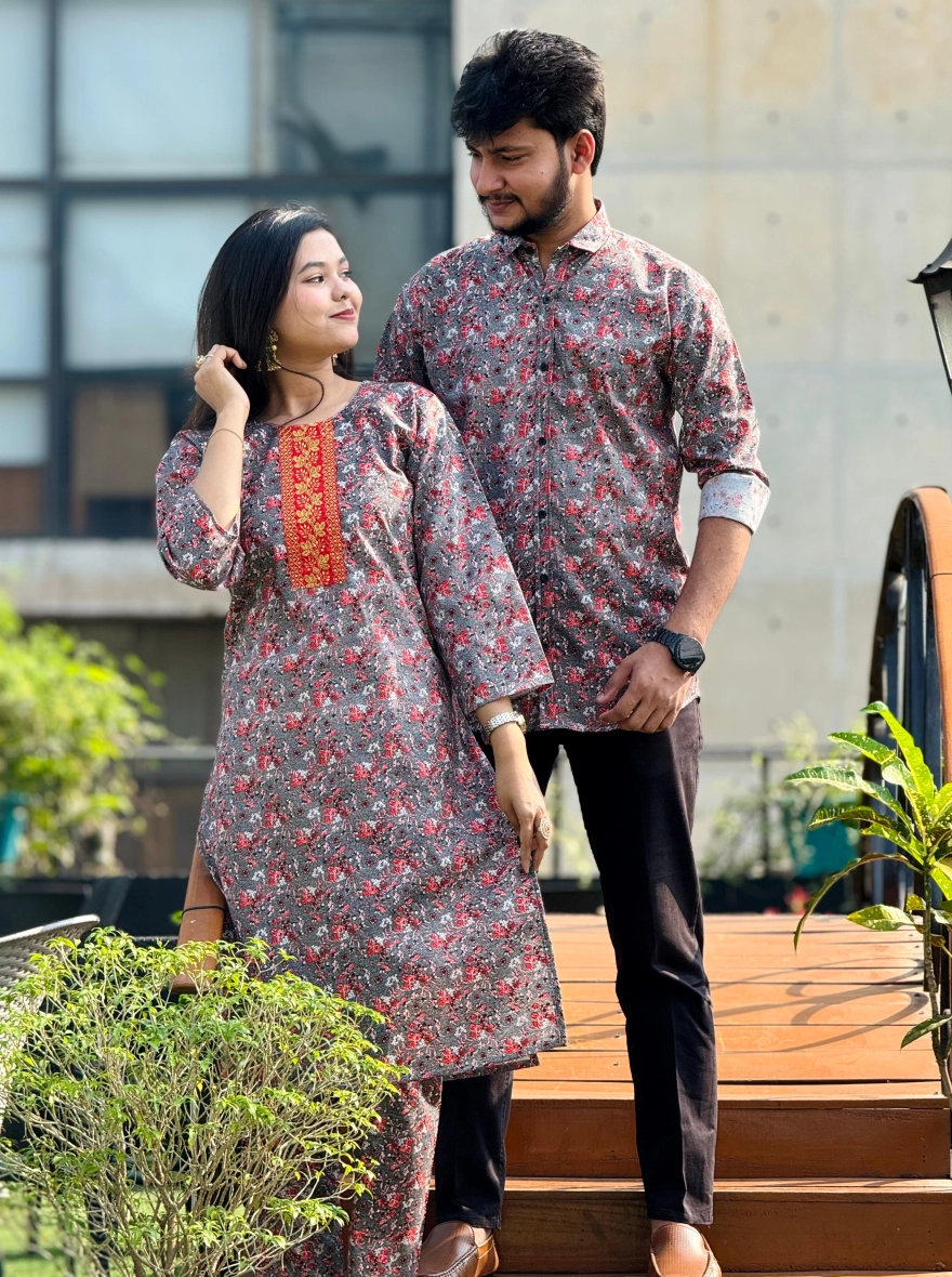 কাপল ড্রেস কমপ্লিট সেট 