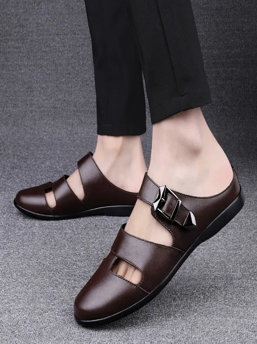 PS Shoe Gallery Premium Men’s Leather Half Shoes