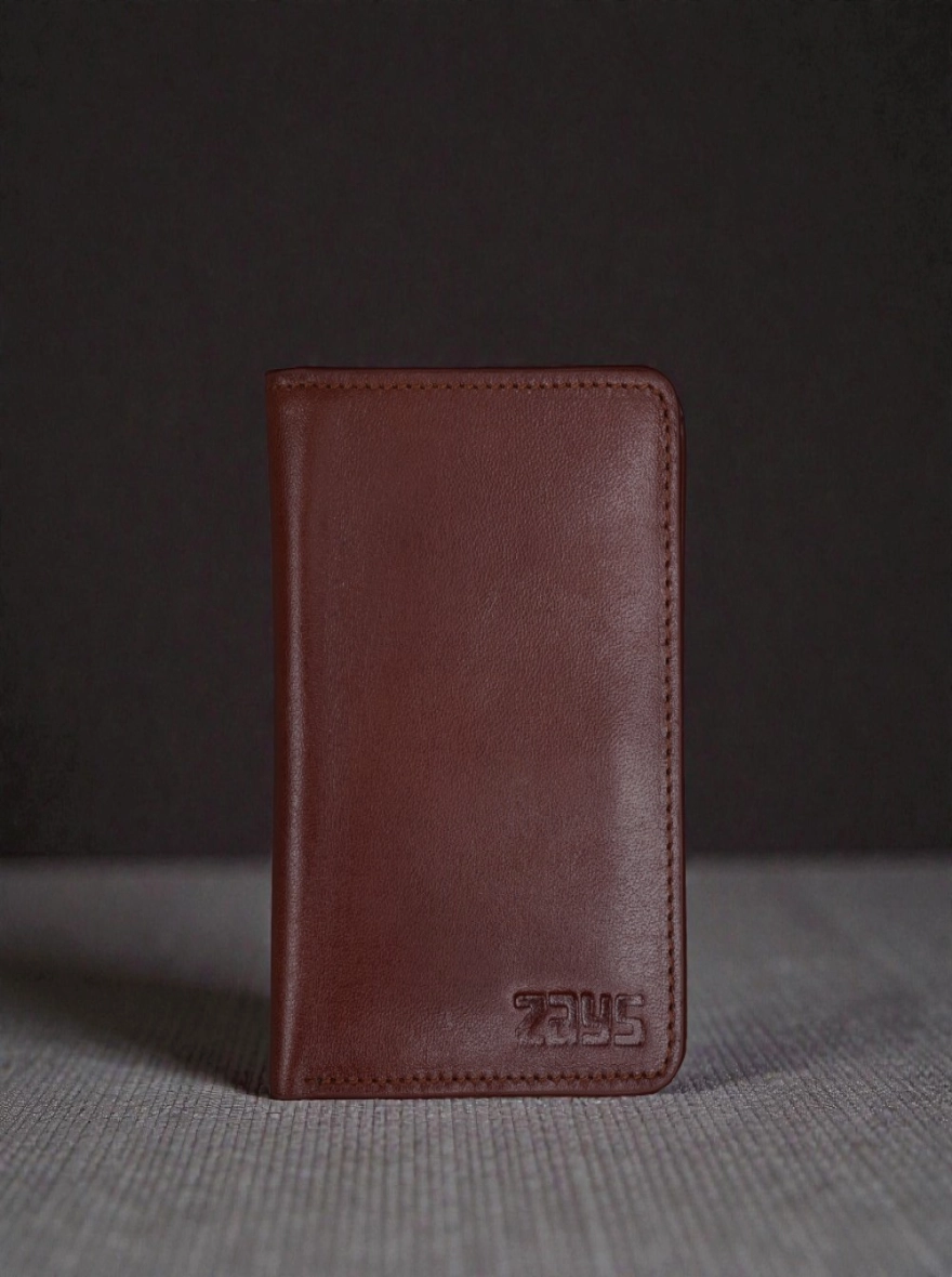 Zays Handcrafted Premium Oil Pull Up Leather Bifold Wallet