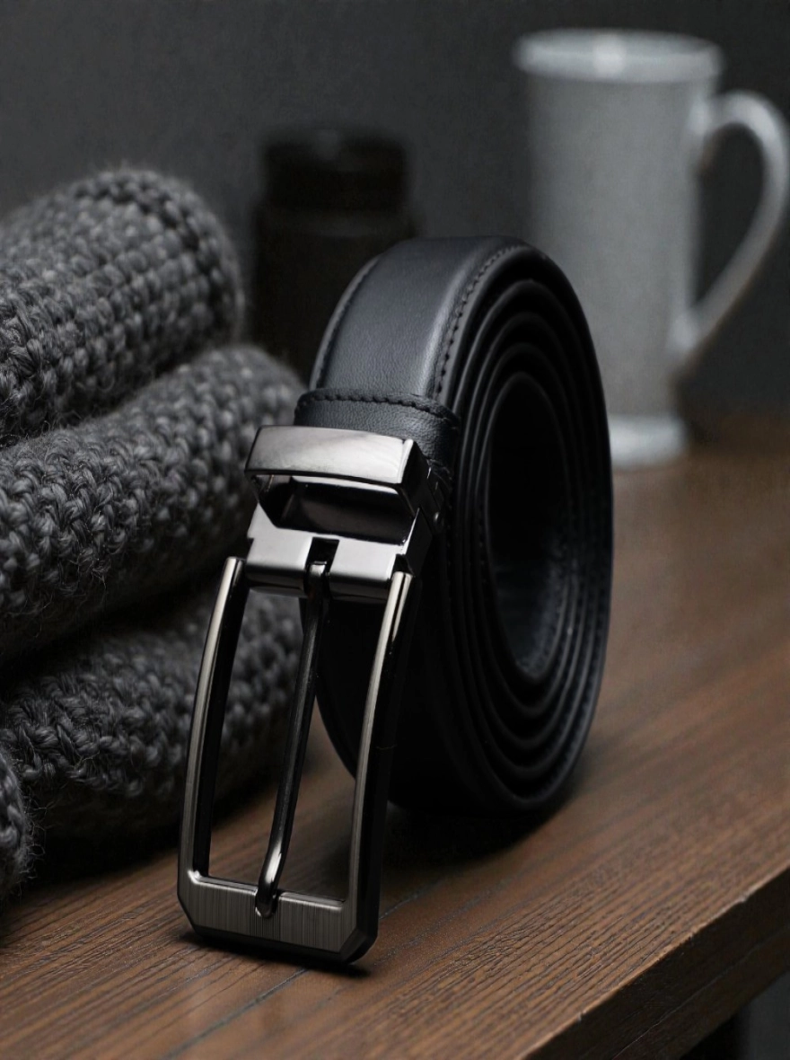 Zays Handcrafted Leather Belt for Men - Full-Grain Cowhide Adjustable Fit Stylish BS103-18