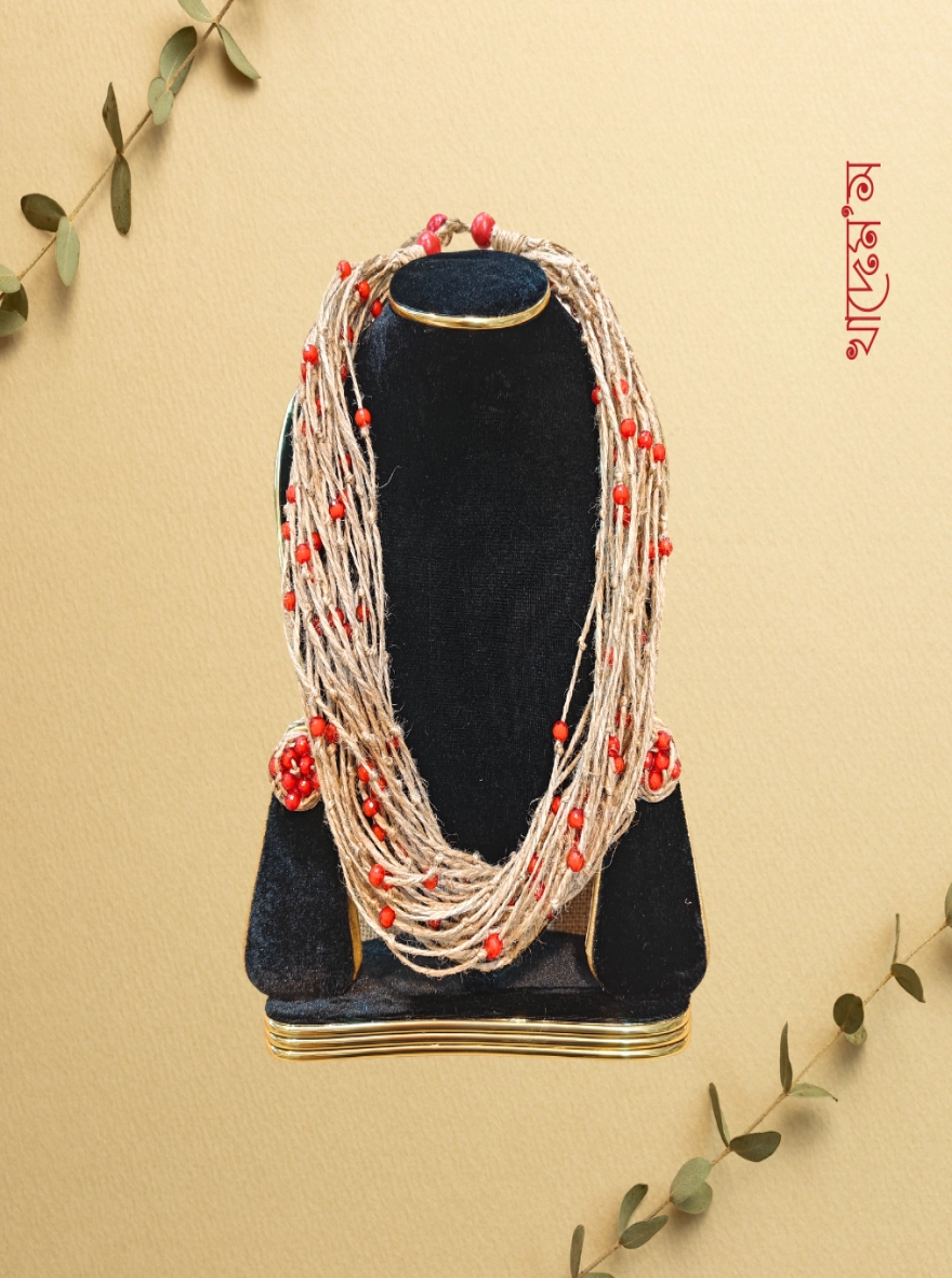 Handcrafted Eco-Friendly Jute Necklace