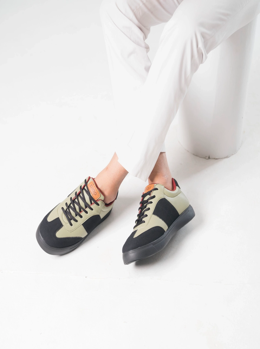 Zuqo Men's Sneaker : Prime Olive