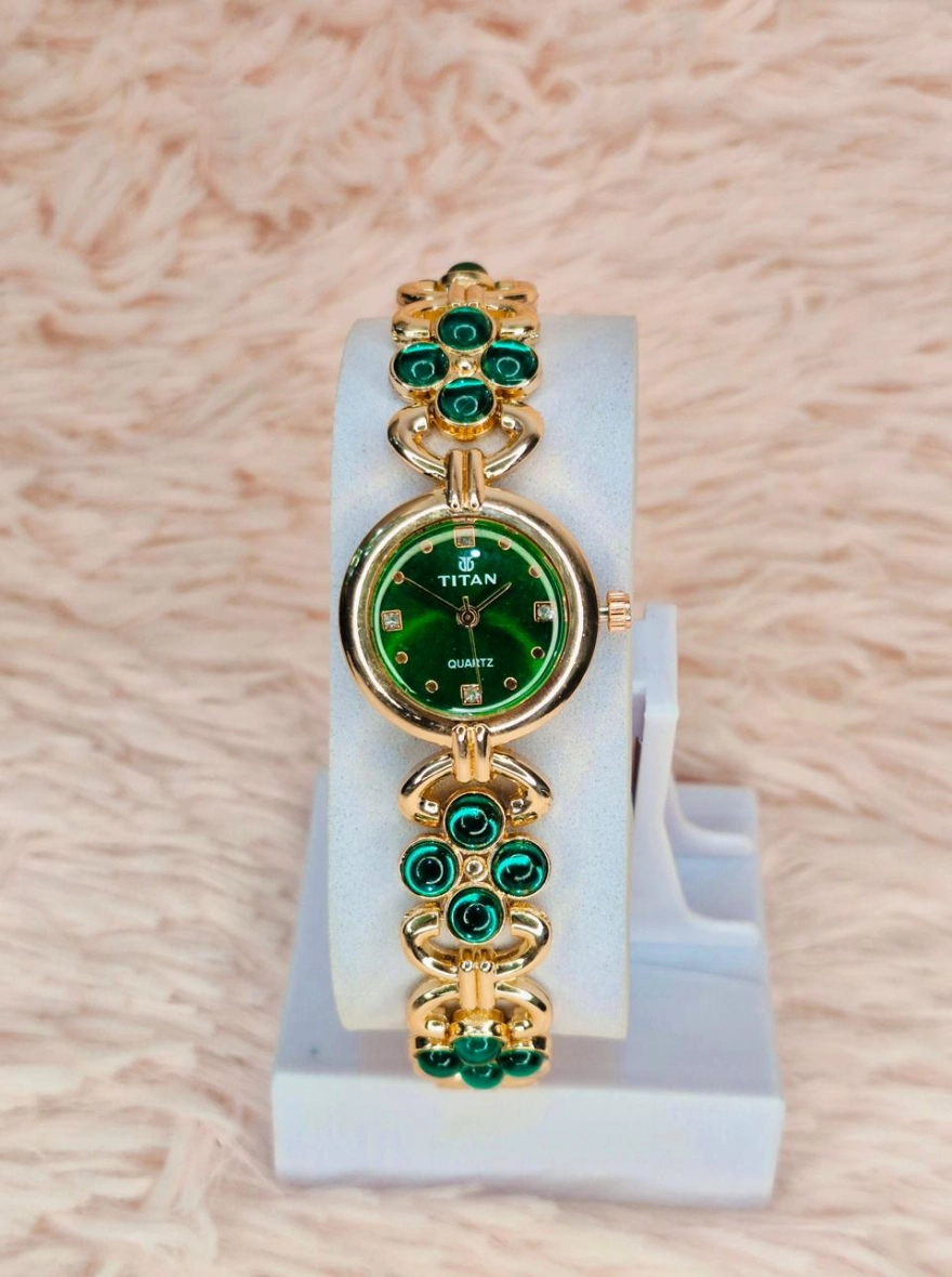 Titan Raga Showstopper Luxury Green Dial Women’s Watch