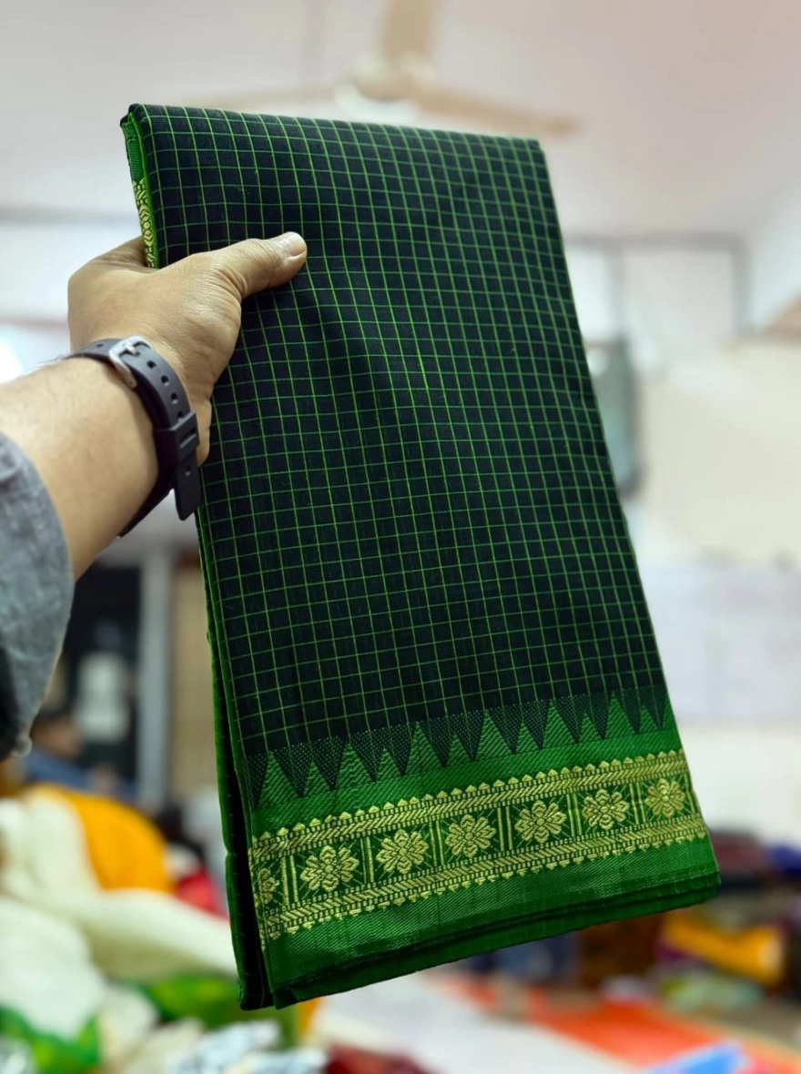 Premium Tangail Madurai Half Silk Saree – Traditional Handloom Collection