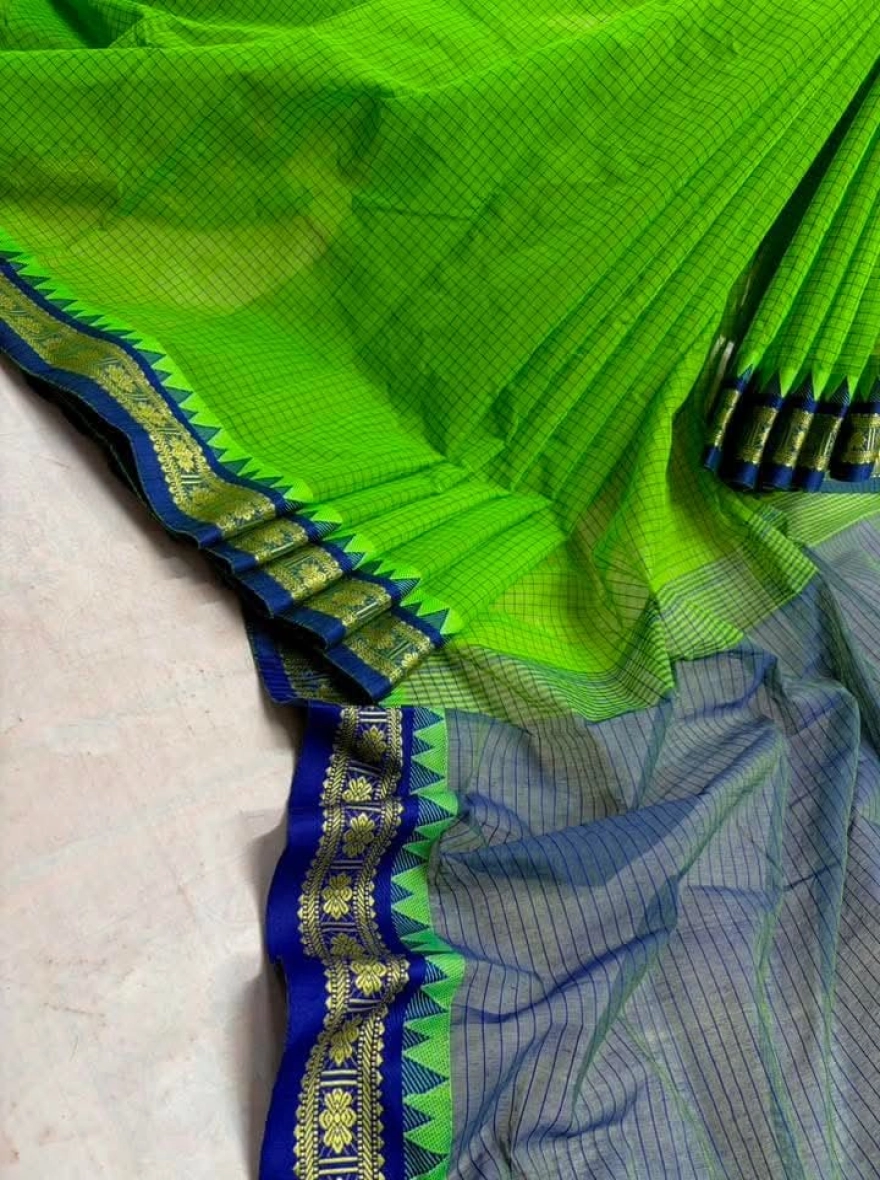 Premium Tangail Madurai Half Silk Saree