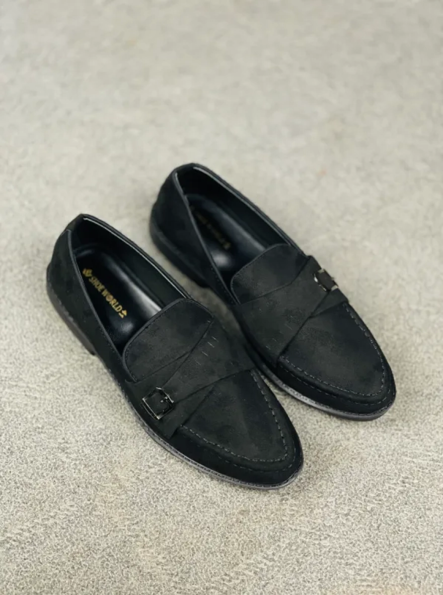 Premium Suede Tarsal-Black-Men