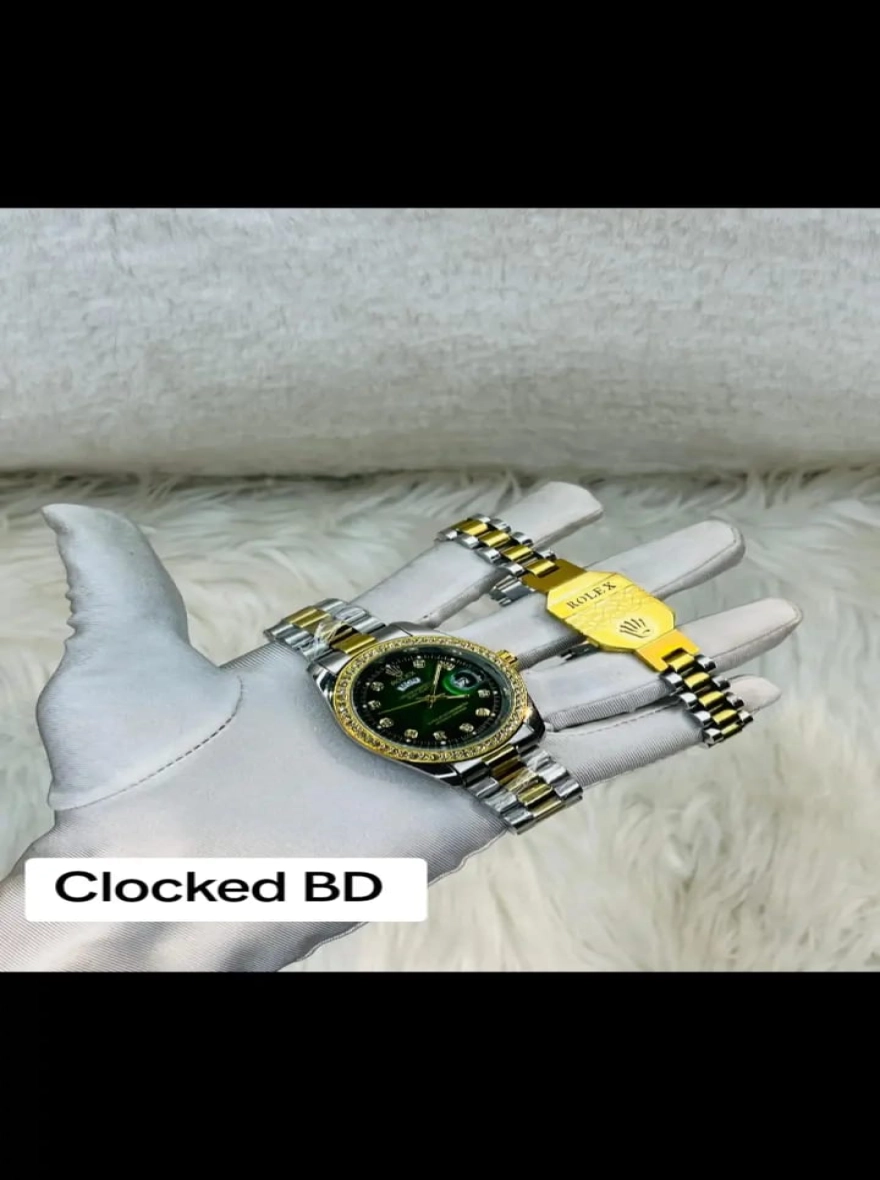 Rolex "Emerald Royale" Two-Tone Datejust Set