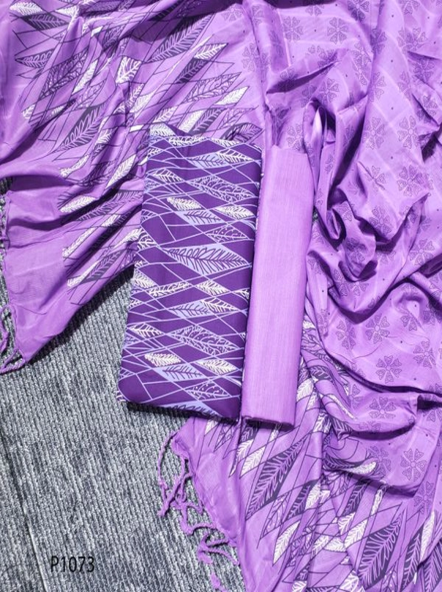 Royal Heritage Digital Print Premium Slab Cotton 3-Piece Set-P1073