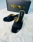 Kharom Luxe Korean Suede Block Heels