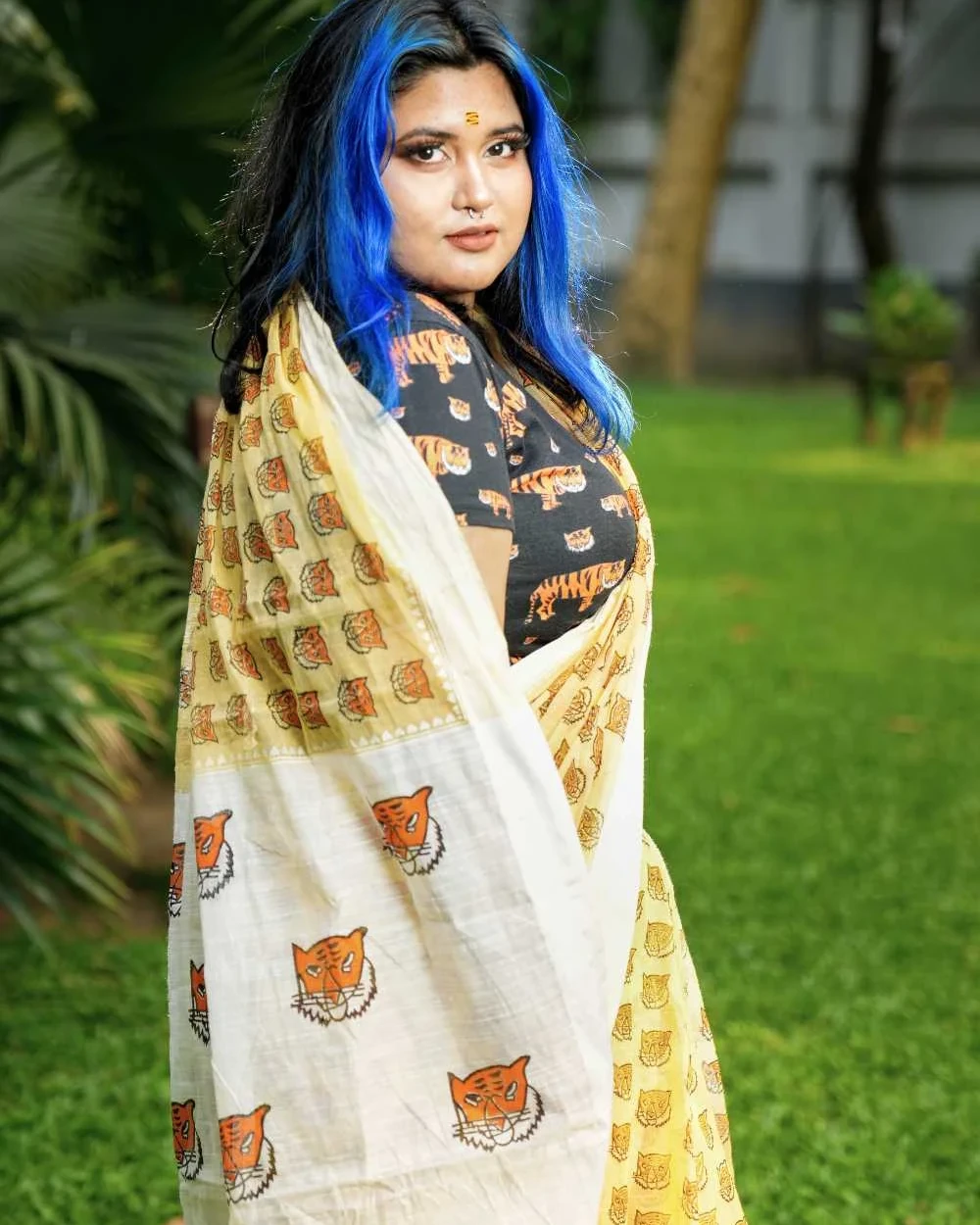 Bengal Tiger saree