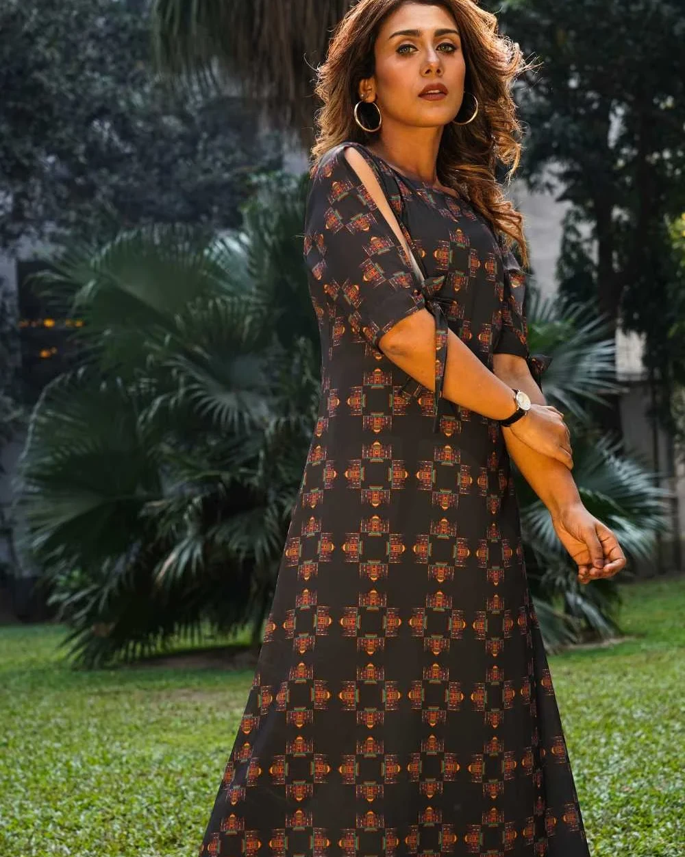 Tajmahal Black Long Dress