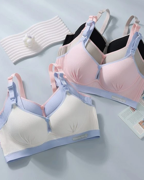 One Button Breastfeeding Bra