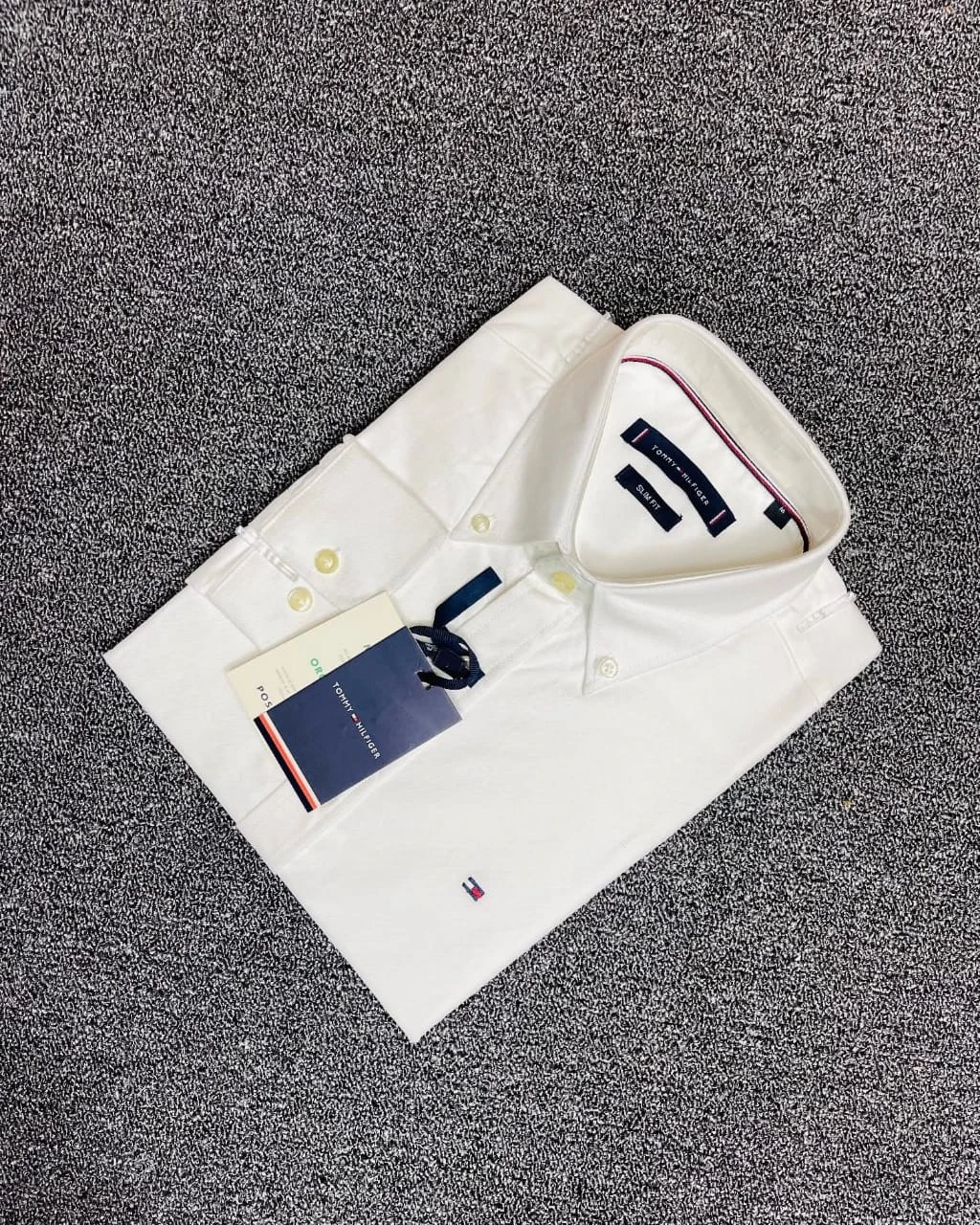 Tommy White Solid Shirt