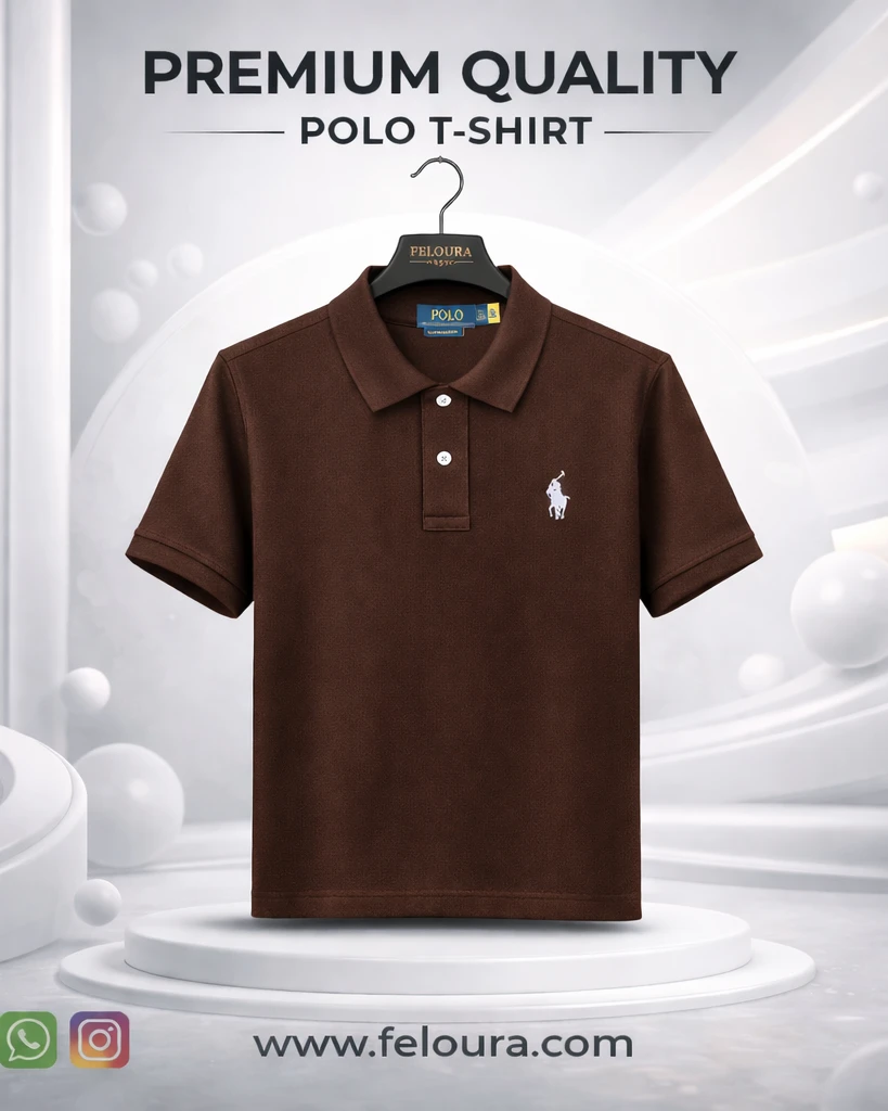RL Coffee Color POLO T-Shirt