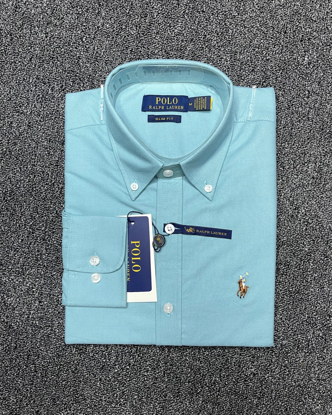 RL Sea Green Solid Shirt
