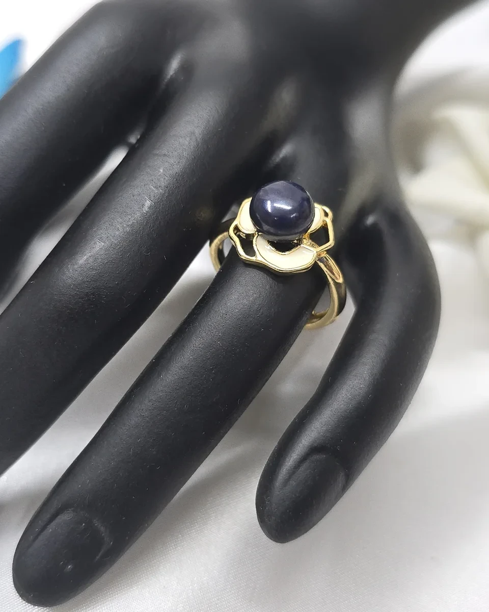 Moonlit Grace pearl ring