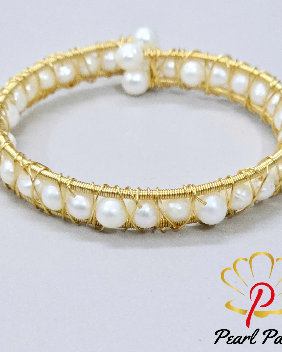 Harmony Gold Pearl Adjustable Pearl Bracelet
