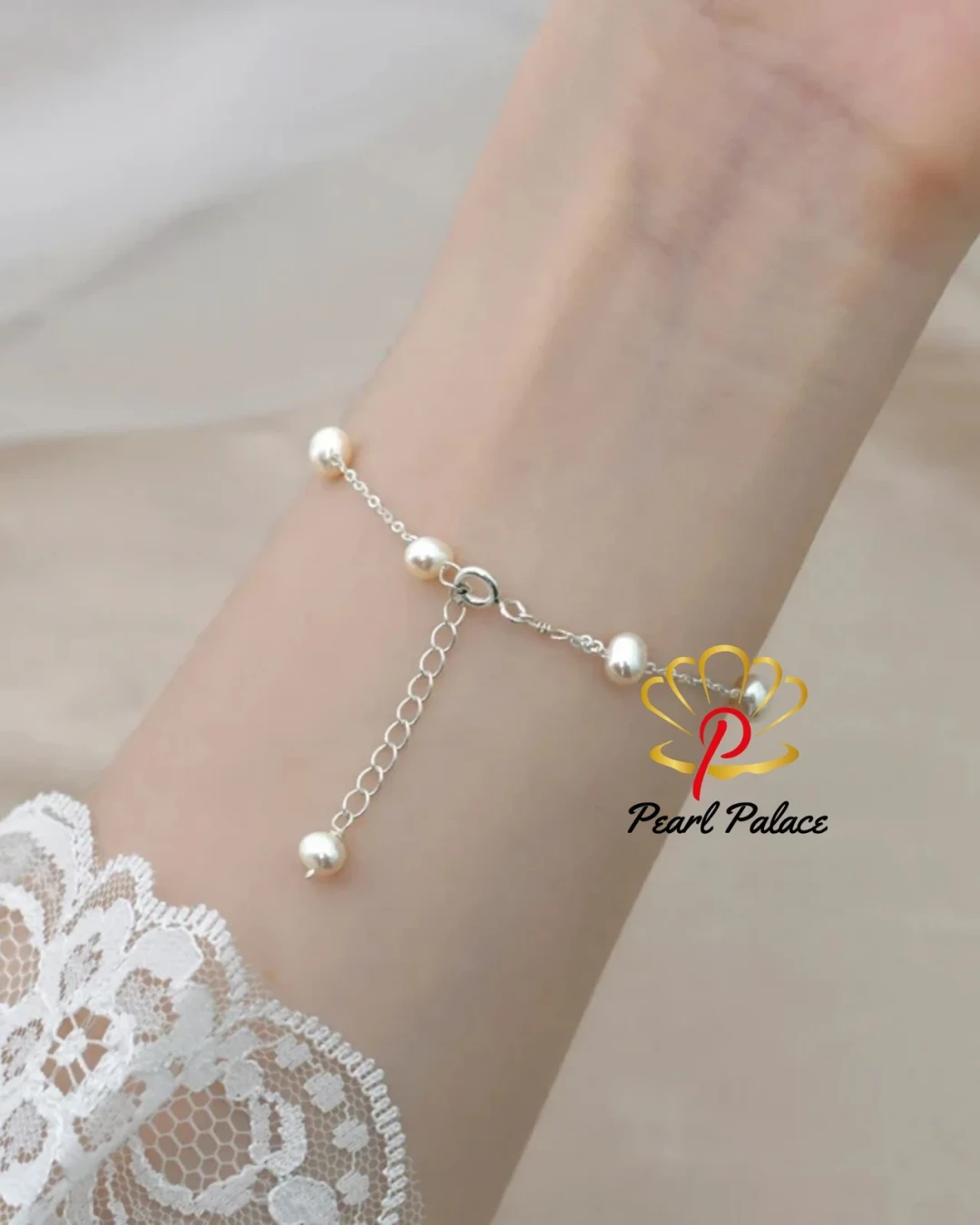 4-5mm Mini Natural Freshwater Pearl Bracelet 925 Sterling Silver Chain Jewelry Gift for Women