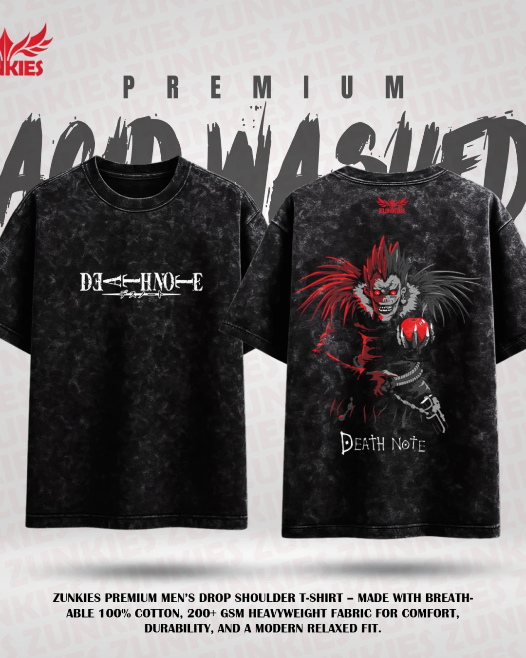 Death Note - Zunkies Acid Washed Premium Collection 1