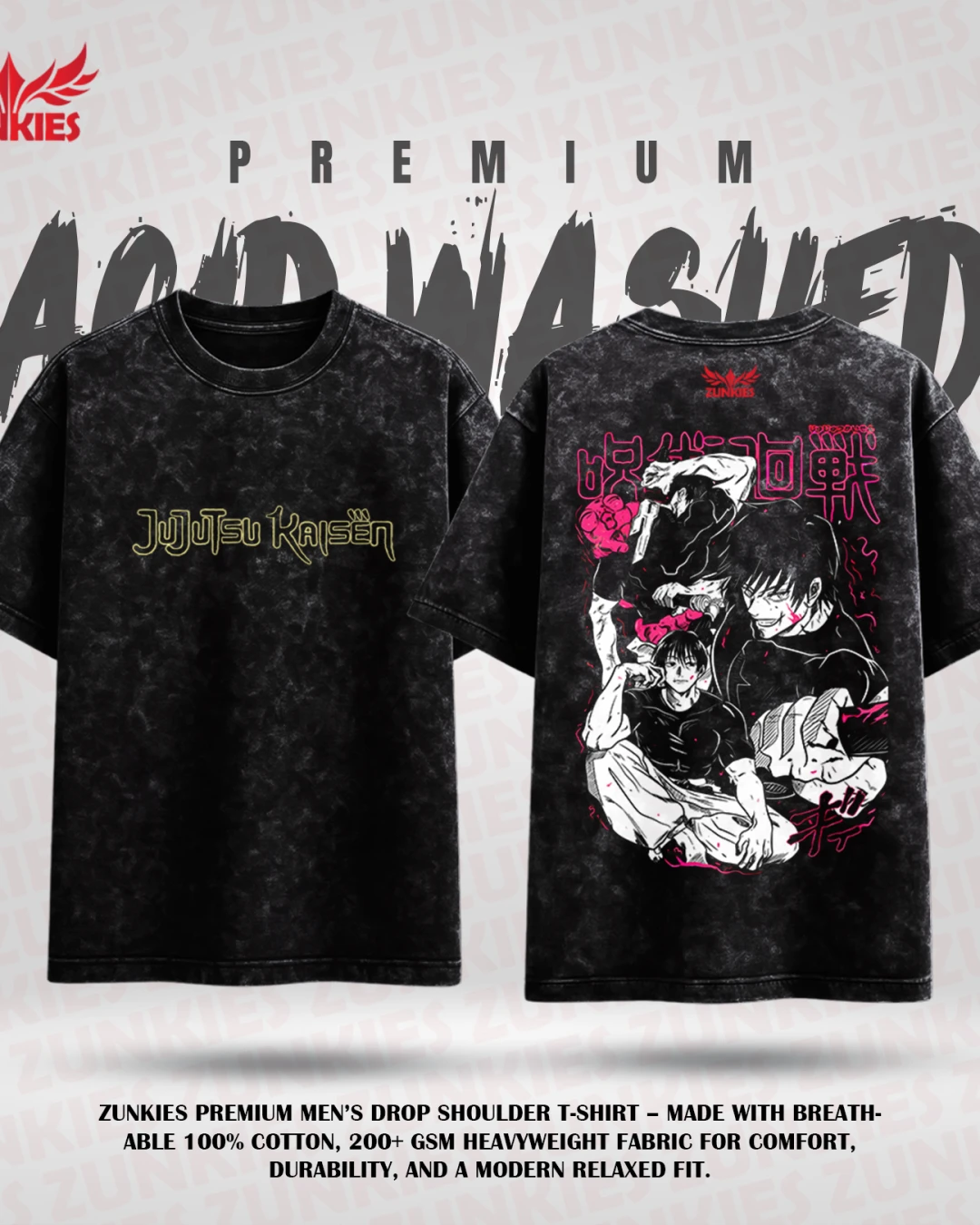 Jujutsu Kaisen - Zunkies Acid Washed Premium Collection 5