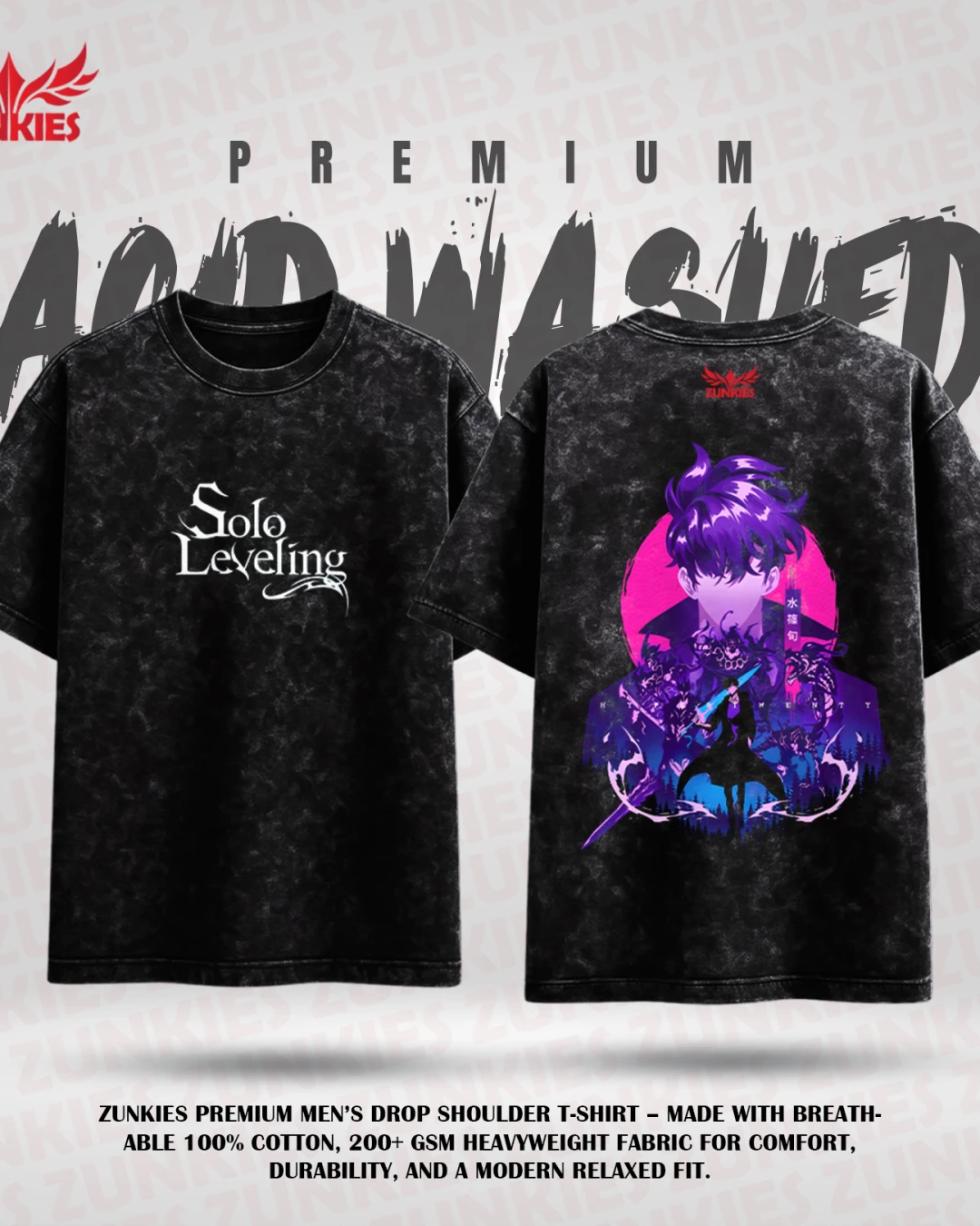 Solo Leveling - Zunkies Acid Washed Premium Collection 3