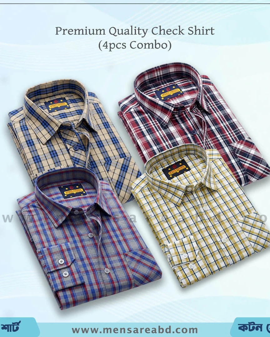 Cotton Check Shirt - 1778