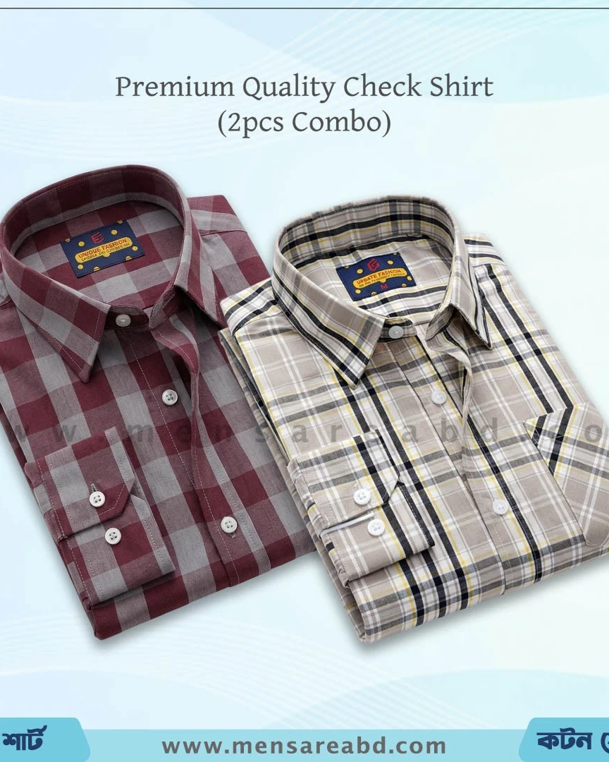 Cotton Check Shirt - 1766