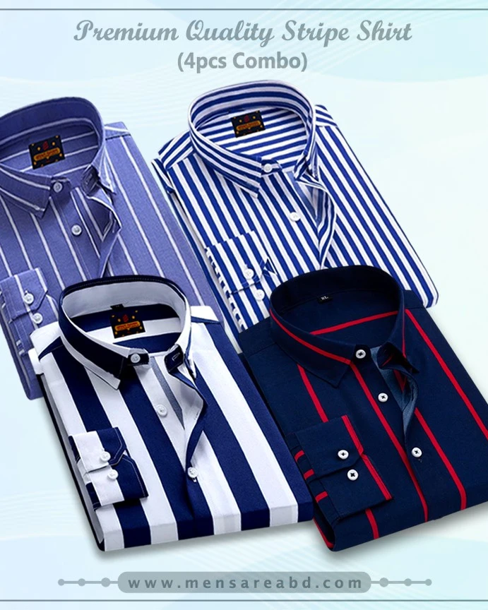 Cotton Stripe Shirt - 1471