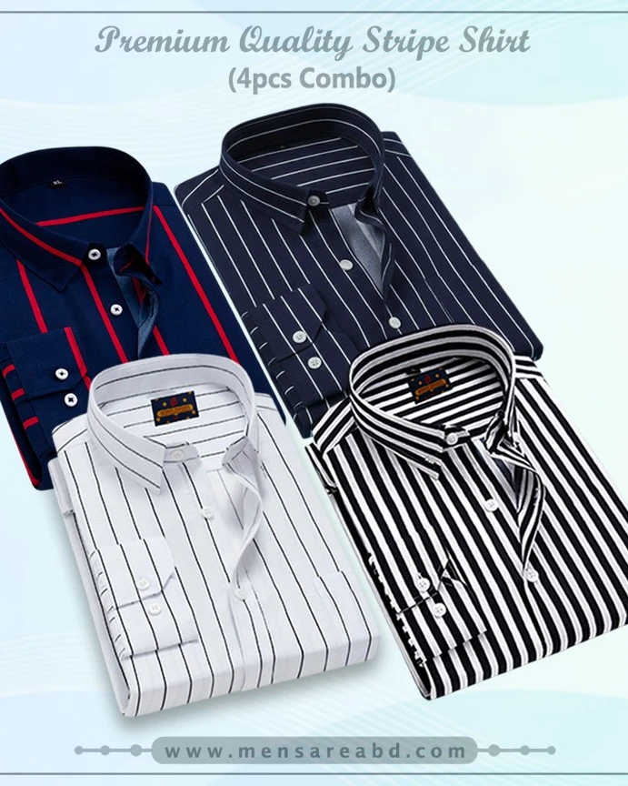 Cotton Stripe Shirt - 1470