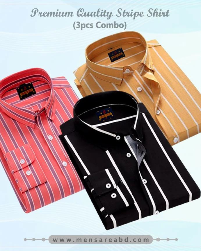 Cotton Stripe Shirt - 1442