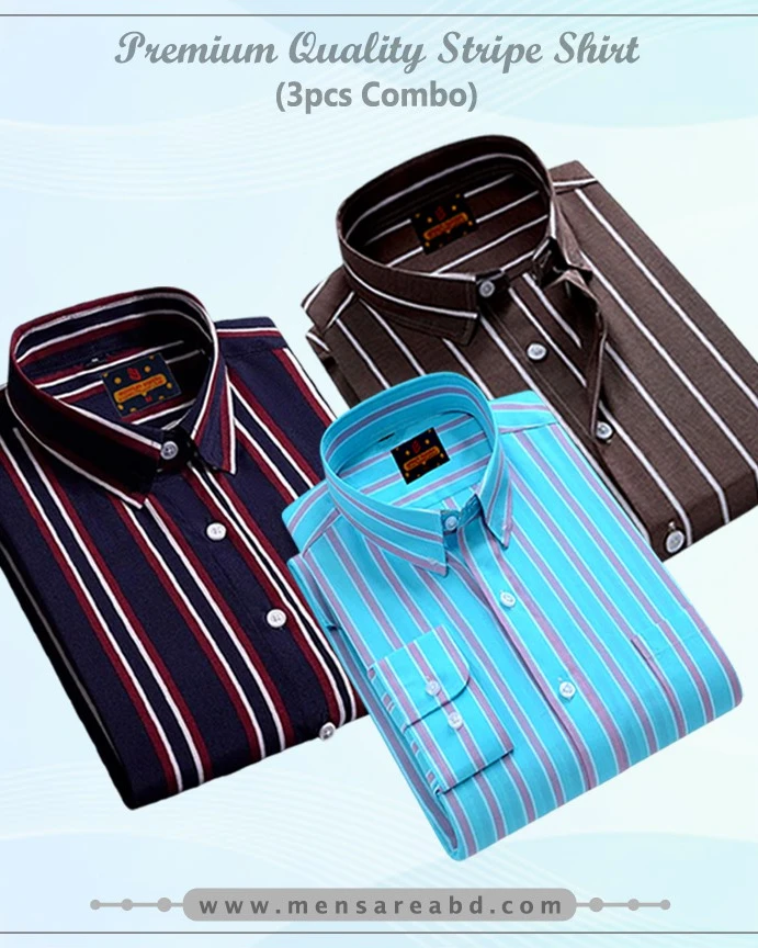 Cotton Stripe Shirt - 1440