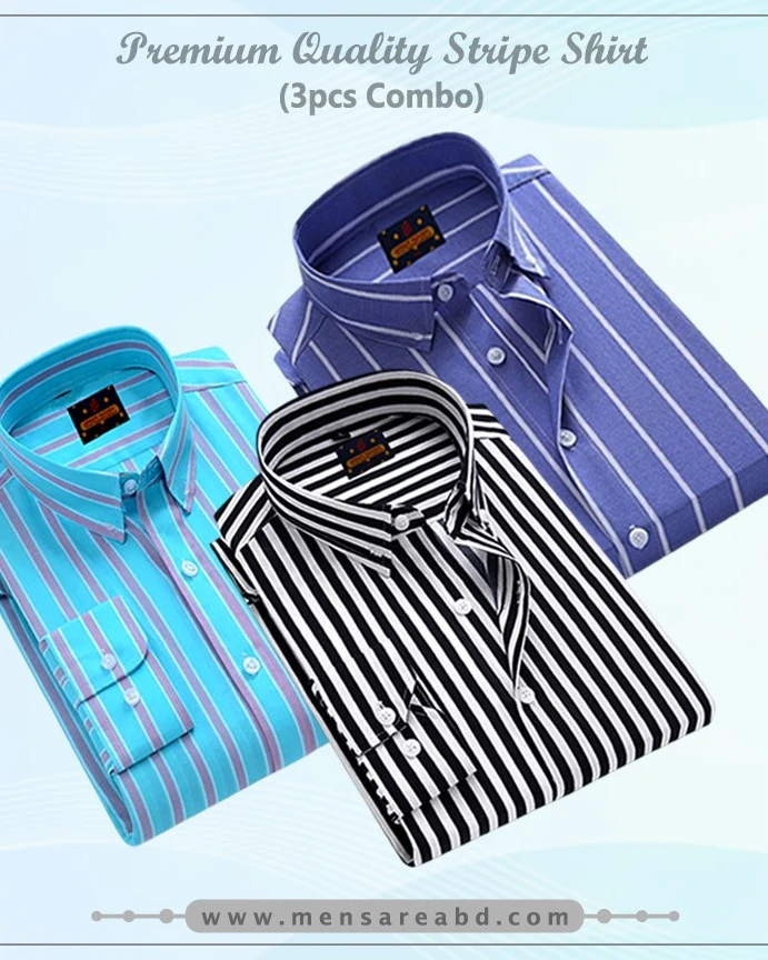 Cotton Stripe Shirt - 1439