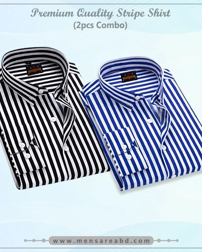 Cotton Stripe Shirt - 1437