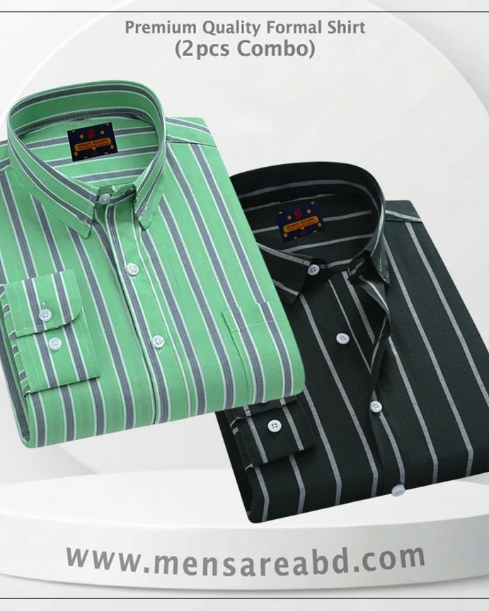 Cotton Stripe Shirt - 1429