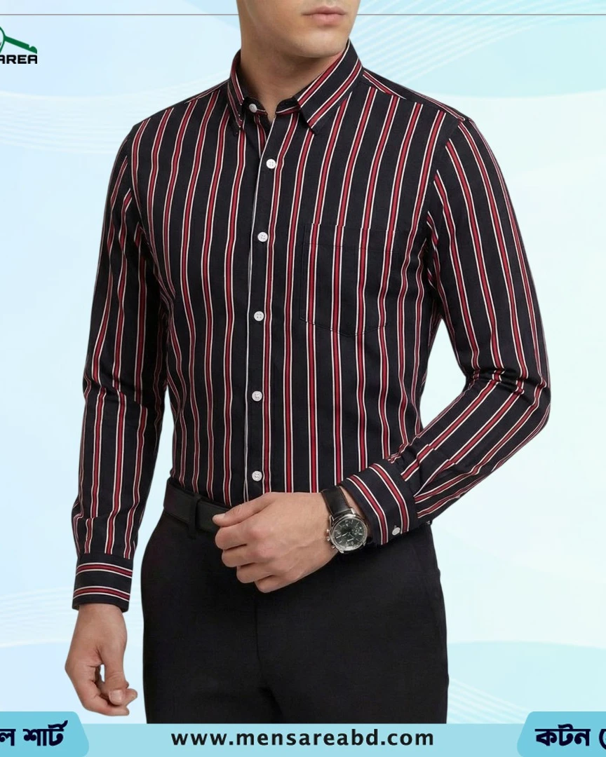 Cotton Stripe Shirt - 1399