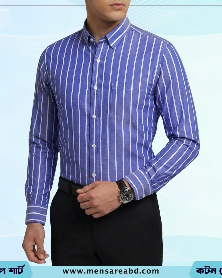 Cotton Stripe Shirt - 1064