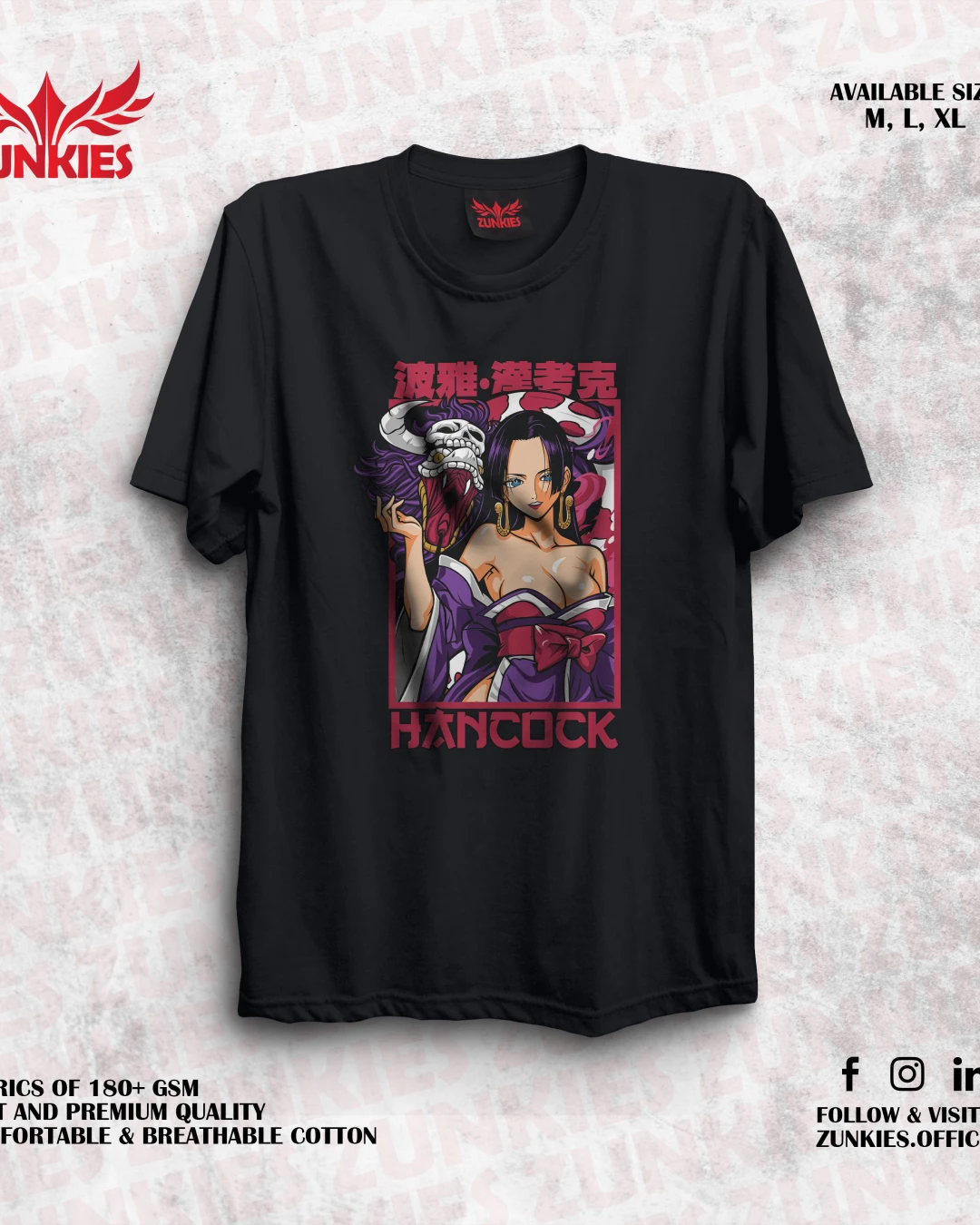 One Piece - Zunkies Oversized Drop Shoulder T-shirt-1