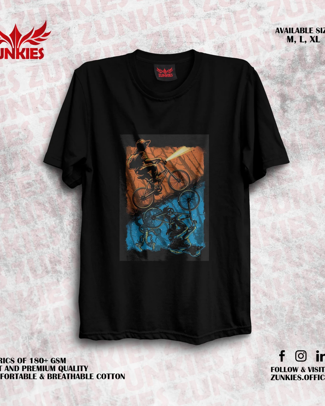 Stranger Things - Zunkies Oversized Drop Shoulder T-shirt-3