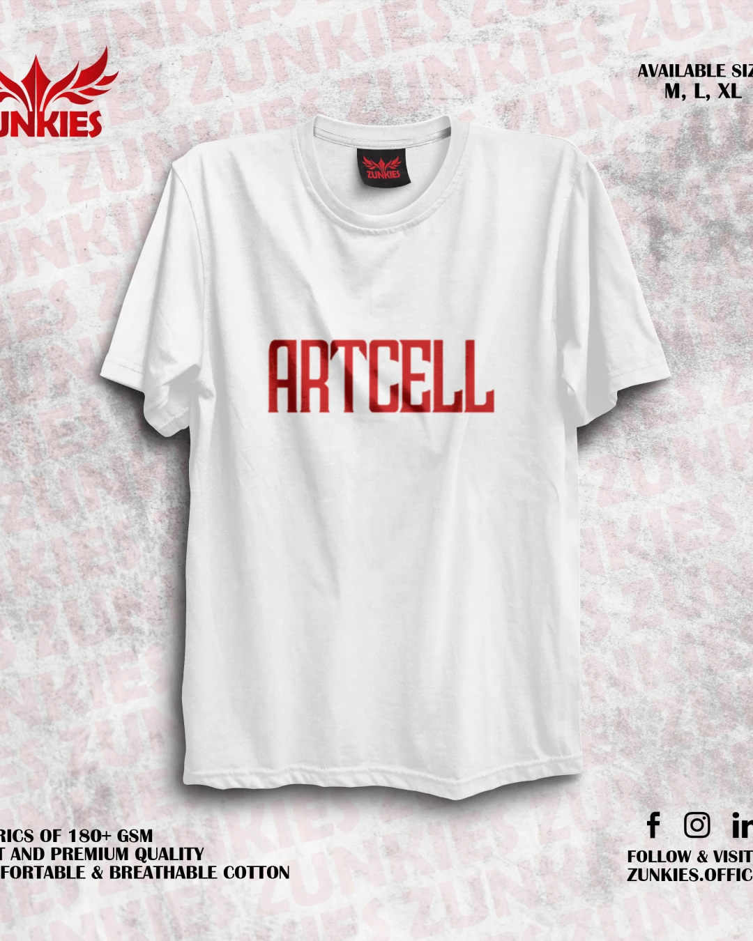 Artcell - Zunkies Oversized Drop Shoulder T-shirt-1