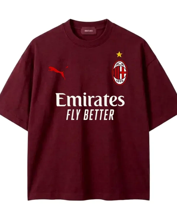 AC Milan Club Drop Shoulder T-Shirt