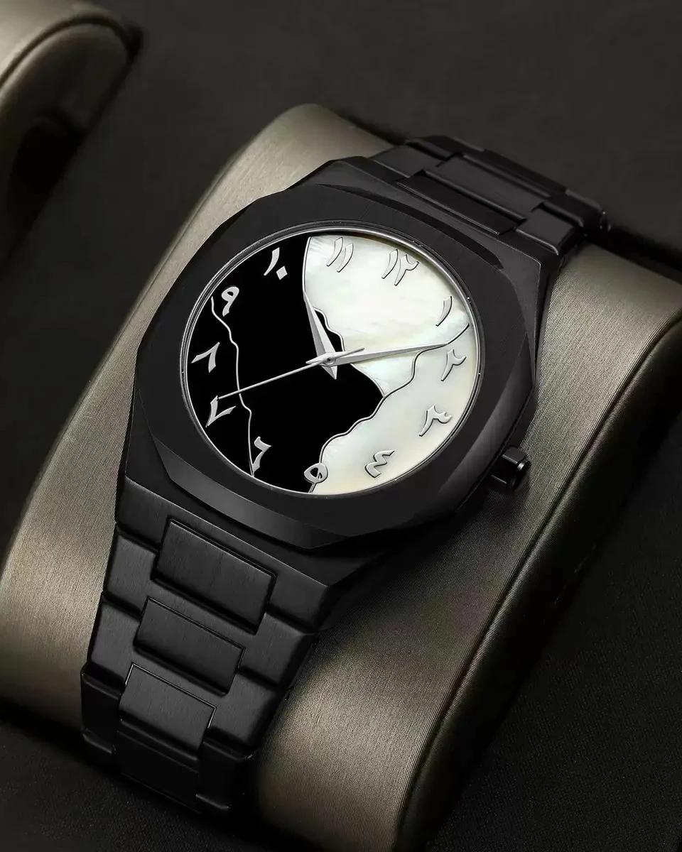 Arabic Zenith Poly-Fiber – Ultra-Light Stealth Black Arabic Numeral Watch
