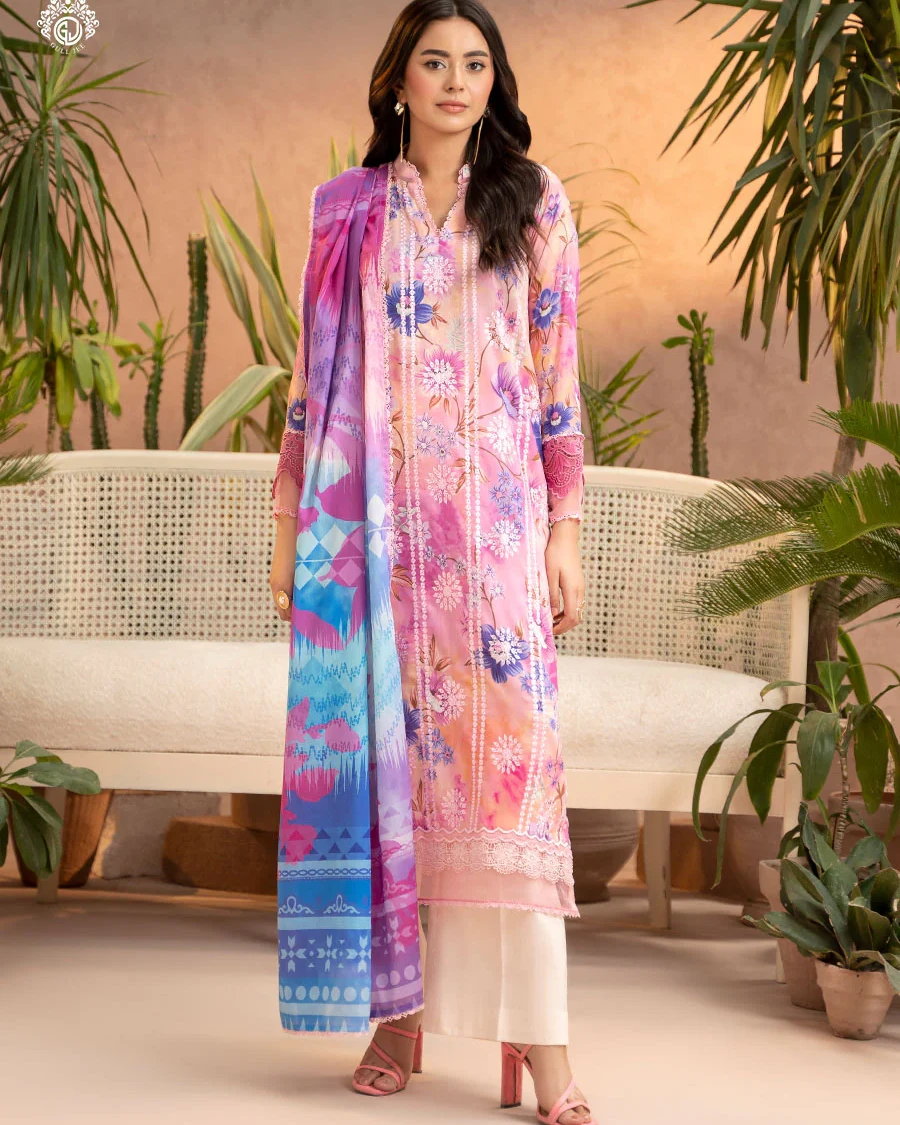Pakistani Gullbano by Gull Jee Unstitched – Rose Peta