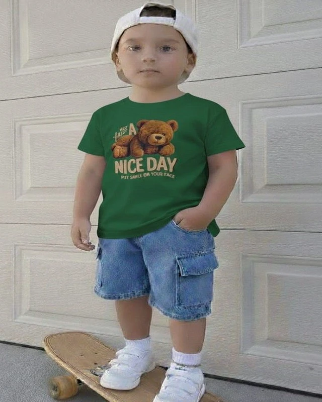 Premium Quality Denim Pants and T-Shirt Set for Kids-1051