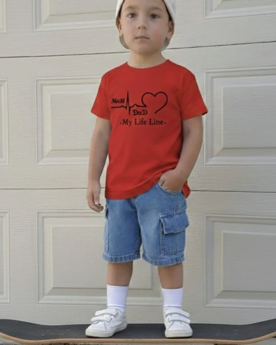 Premium Quality Denim Pants and T-Shirt Set for Kids-1059