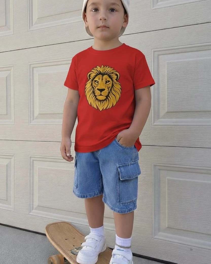 Premium Quality Denim Pants and T-Shirt Set for Kids-1072