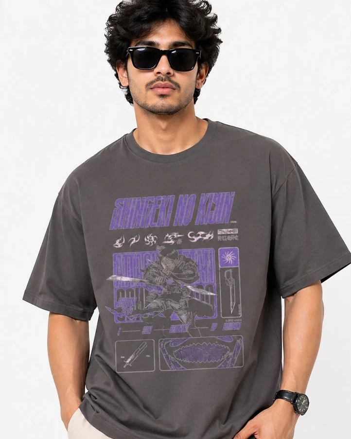 Titan Code — Anime Designer Drop Shoulder Tee